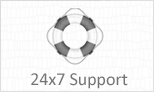 24 x 7 Support